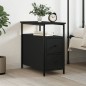 vidaXL Nachttisch Schwarz 30x60x60 cm Holzwerkstoff vidaXL Nachttisch Schwarz 30x60x60 cm Holzwerkstoff