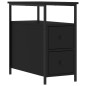 vidaXL Nachttisch Schwarz 30x60x60 cm Holzwerkstoff vidaXL Nachttisch Schwarz 30x60x60 cm Holzwerkstoff