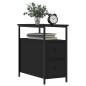 vidaXL Nachttisch Schwarz 30x60x60 cm Holzwerkstoff vidaXL Nachttisch Schwarz 30x60x60 cm Holzwerkstoff