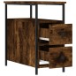 vidaXL Nachttische 2 Stk. Räuchereiche 30x60x60 cm Holzwerkstoff vidaXL Nachttische 2 Stk. Räuchereiche 30x60x60 cm Holzwerkstoff