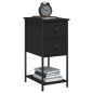 vidaXL Nachttische 2 Stk. Schwarz 32x42x70 cm Holzwerkstoff vidaXL Nachttische 2 Stk. Schwarz 32x42x70 cm Holzwerkstoff