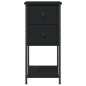 vidaXL Nachttische 2 Stk. Schwarz 32x42x70 cm Holzwerkstoff vidaXL Nachttische 2 Stk. Schwarz 32x42x70 cm Holzwerkstoff