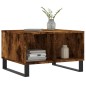 vidaXL Couchtisch Räuchereiche 60x50x36,5 cm Holzwerkstoff vidaXL Couchtisch Räuchereiche 60x50x36,5 cm Holzwerkstoff
