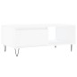 vidaXL Couchtisch Weiß 90x50x36,5 cm Holzwerkstoff vidaXL Couchtisch Weiß 90x50x36,5 cm Holzwerkstoff