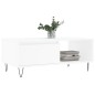 vidaXL Couchtisch Weiß 90x50x36,5 cm Holzwerkstoff vidaXL Couchtisch Weiß 90x50x36,5 cm Holzwerkstoff