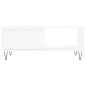 vidaXL Couchtisch Weiß 90x50x36,5 cm Holzwerkstoff vidaXL Couchtisch Weiß 90x50x36,5 cm Holzwerkstoff