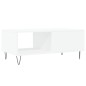 vidaXL Couchtisch Weiß 90x50x36,5 cm Holzwerkstoff vidaXL Couchtisch Weiß 90x50x36,5 cm Holzwerkstoff
