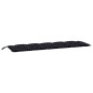 vidaXL Gartenbank-Auflage Schwarz Karomuster 180x50x7 cm Oxford-Gewebe vidaXL Gartenbank-Auflage Schwarz Karomuster 180x50x7 cm Oxford-Gewebe