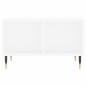 vidaXL Couchtisch Weiß 60x50x36,5 cm Holzwerkstoff vidaXL Couchtisch Weiß 60x50x36,5 cm Holzwerkstoff