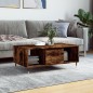 vidaXL Couchtisch Räuchereiche 90x50x36,5 cm Holzwerkstoff vidaXL Couchtisch Räuchereiche 90x50x36,5 cm Holzwerkstoff