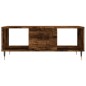 vidaXL Couchtisch Räuchereiche 90x50x36,5 cm Holzwerkstoff vidaXL Couchtisch Räuchereiche 90x50x36,5 cm Holzwerkstoff