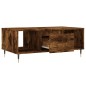 vidaXL Couchtisch Räuchereiche 90x50x36,5 cm Holzwerkstoff vidaXL Couchtisch Räuchereiche 90x50x36,5 cm Holzwerkstoff