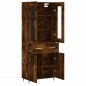 Highboard Räuchereiche 69,5x34x180 cm Holzwerkstoff Highboard Räuchereiche 69,5x34x180 cm Holzwerkstoff