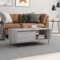 vidaXL Couchtisch Grau Sonoma 90x50x36,5 cm Holzwerkstoff vidaXL Couchtisch Grau Sonoma 90x50x36,5 cm Holzwerkstoff