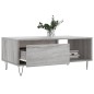 vidaXL Couchtisch Grau Sonoma 90x50x36,5 cm Holzwerkstoff vidaXL Couchtisch Grau Sonoma 90x50x36,5 cm Holzwerkstoff
