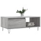 vidaXL Couchtisch Grau Sonoma 90x50x36,5 cm Holzwerkstoff vidaXL Couchtisch Grau Sonoma 90x50x36,5 cm Holzwerkstoff