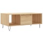 vidaXL Couchtisch Sonoma-Eiche 90x50x36,5 cm Holzwerkstoff vidaXL Couchtisch Sonoma-Eiche 90x50x36,5 cm Holzwerkstoff