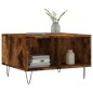 vidaXL Couchtisch Räuchereiche 60x50x36,5 cm Holzwerkstoff vidaXL Couchtisch Räuchereiche 60x50x36,5 cm Holzwerkstoff