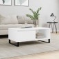 vidaXL Couchtisch Weiß 90x50x36,5 cm Holzwerkstoff vidaXL Couchtisch Weiß 90x50x36,5 cm Holzwerkstoff