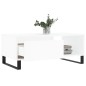 vidaXL Couchtisch Weiß 90x50x36,5 cm Holzwerkstoff vidaXL Couchtisch Weiß 90x50x36,5 cm Holzwerkstoff