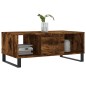 vidaXL Couchtisch Räuchereiche 90x50x36,5 cm Holzwerkstoff vidaXL Couchtisch Räuchereiche 90x50x36,5 cm Holzwerkstoff