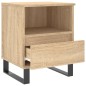 vidaXL Nachttische 2 Stk. Sonoma-Eiche 40x35x50 cm Holzwerkstoff vidaXL Nachttische 2 Stk. Sonoma-Eiche 40x35x50 cm Holzwerkstoff