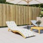Sonnenliegen-Auflage Blattmuster Oxford-Gewebe Sonnenliegen-Auflage Blattmuster Oxford-Gewebe