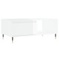 vidaXL Couchtisch Hochglanz-Weiß 90x50x36,5 cm Holzwerkstoff vidaXL Couchtisch Hochglanz-Weiß 90x50x36,5 cm Holzwerkstoff