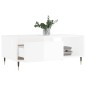 vidaXL Couchtisch Hochglanz-Weiß 90x50x36,5 cm Holzwerkstoff vidaXL Couchtisch Hochglanz-Weiß 90x50x36,5 cm Holzwerkstoff