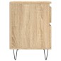 vidaXL Nachttisch Sonoma-Eiche 40x35x50 cm Holzwerkstoff