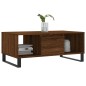 vidaXL Couchtisch Braun Eichen-Optik 90x50x36,5 cm Holzwerkstoff vidaXL Couchtisch Braun Eichen-Optik 90x50x36,5 cm Holzwerkstoff