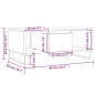 vidaXL Couchtisch Braun Eichen-Optik 90x50x36,5 cm Holzwerkstoff vidaXL Couchtisch Braun Eichen-Optik 90x50x36,5 cm Holzwerkstoff