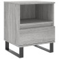 vidaXL Nachttisch Grau Sonoma 40x35x50 cm Holzwerkstoff vidaXL Nachttisch Grau Sonoma 40x35x50 cm Holzwerkstoff