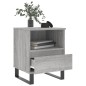 vidaXL Nachttisch Grau Sonoma 40x35x50 cm Holzwerkstoff vidaXL Nachttisch Grau Sonoma 40x35x50 cm Holzwerkstoff