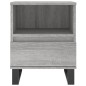 vidaXL Nachttisch Grau Sonoma 40x35x50 cm Holzwerkstoff vidaXL Nachttisch Grau Sonoma 40x35x50 cm Holzwerkstoff
