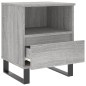 vidaXL Nachttisch Grau Sonoma 40x35x50 cm Holzwerkstoff vidaXL Nachttisch Grau Sonoma 40x35x50 cm Holzwerkstoff