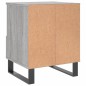 vidaXL Nachttisch Grau Sonoma 40x35x50 cm Holzwerkstoff vidaXL Nachttisch Grau Sonoma 40x35x50 cm Holzwerkstoff