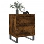 vidaXL Nachttische 2 Stk. Räuchereiche 40x35x50 cm Holzwerkstoff vidaXL Nachttische 2 Stk. Räuchereiche 40x35x50 cm Holzwerkstoff