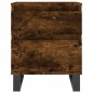vidaXL Nachttische 2 Stk. Räuchereiche 40x35x50 cm Holzwerkstoff vidaXL Nachttische 2 Stk. Räuchereiche 40x35x50 cm Holzwerkstoff