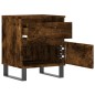 vidaXL Nachttische 2 Stk. Räuchereiche 40x35x50 cm Holzwerkstoff vidaXL Nachttische 2 Stk. Räuchereiche 40x35x50 cm Holzwerkstoff