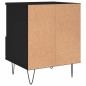 vidaXL Nachttisch Schwarz 40x35x50 cm Holzwerkstoff