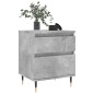 vidaXL Nachttisch Betongrau 40x35x50 cm Holzwerkstoff vidaXL Nachttisch Betongrau 40x35x50 cm Holzwerkstoff