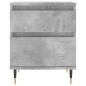 vidaXL Nachttisch Betongrau 40x35x50 cm Holzwerkstoff vidaXL Nachttisch Betongrau 40x35x50 cm Holzwerkstoff