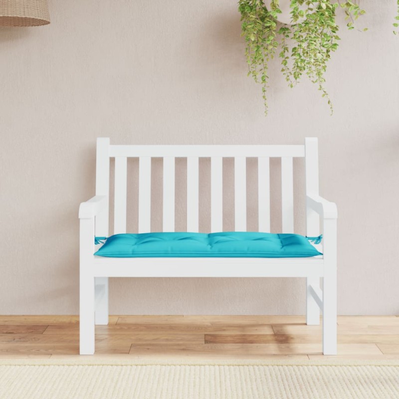 Gartenbank-Auflage Türkis 100x50x7 cm Oxford-Gewebe Gartenbank-Auflage Türkis 100x50x7 cm Oxford-Gewebe