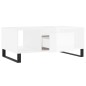 vidaXL Couchtisch Hochglanz-Weiß 90x50x36,5 cm Holzwerkstoff vidaXL Couchtisch Hochglanz-Weiß 90x50x36,5 cm Holzwerkstoff