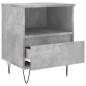 vidaXL Nachttische 2 Stk. Betongrau 40x35x50 cm Holzwerkstoff vidaXL Nachttische 2 Stk. Betongrau 40x35x50 cm Holzwerkstoff