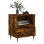 vidaXL Nachttische 2 Stk. Räuchereiche 40x35x50 cm Holzwerkstoff vidaXL Nachttische 2 Stk. Räuchereiche 40x35x50 cm Holzwerkstoff