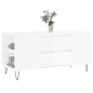 vidaXL Couchtisch Hochglanz-Weiß 102x44,5x50 cm Holzwerkstoff vidaXL Couchtisch Hochglanz-Weiß 102x44,5x50 cm Holzwerkstoff