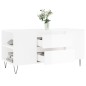 vidaXL Couchtisch Hochglanz-Weiß 102x44,5x50 cm Holzwerkstoff vidaXL Couchtisch Hochglanz-Weiß 102x44,5x50 cm Holzwerkstoff