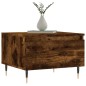 vidaXL Couchtisch Räuchereiche 50x46x35 cm Holzwerkstoff vidaXL Couchtisch Räuchereiche 50x46x35 cm Holzwerkstoff